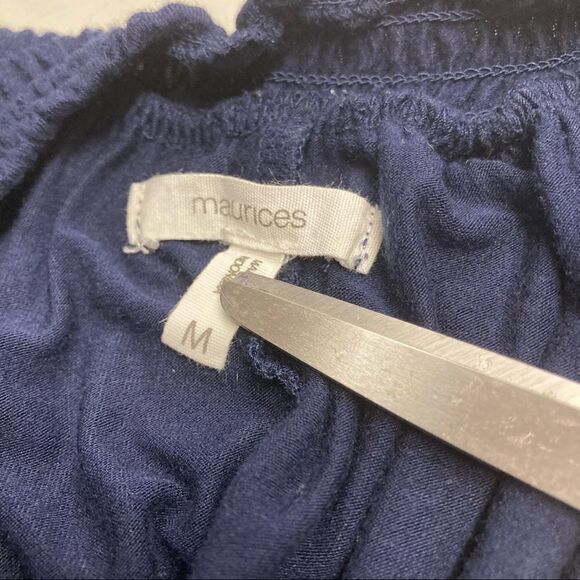 MAURICES Women’s Cold Shoulder Dress Blue Size Medium - Picture 5 of 7